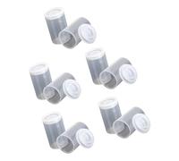 10Pcs 33mm Cans Empty Bottle Seal Film Case Canisters Container for Accessories Art Bead Fishing Single Roll Canister
