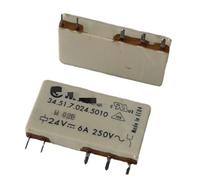 10PCS 34.51.7.024.5010 24VDC Power Relay 6A 250V 5Pins
