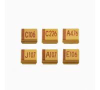 10PCS 3528 SMD Capacitor Type B 6.3V/10V/16V 10UF 22UF 47UF 100UF(16V10UF B)