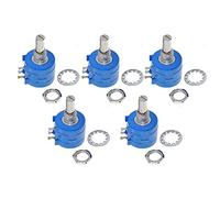 10Pcs 3590S-2-103L Rotary Potentiometer 100/200/500/1K/2K/5K/10K/20K/50K/100K Ohm 10-Turn WireWound Precision Adjustable Resistor Resistor elements (Size : 2K Ohm)