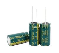 10pcs 35V10000UF High Frequency Aluminum Electrolytic Capacitor 10000uf 35V 18 * 35MM Energy storage elements (Size : 50PCS)