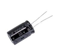 10PCS 35V1000UF 13 * 21mm 1000UF 35V 13x21 mm Aluminum Electrolytic Capacitor DIP BIANMTSW