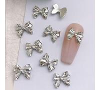 10pcs 3D Alloy Butterfly Nail Metallic Butterfly Diamonds Butterfly Art Butterflies