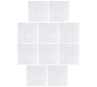 10Pcs 3D Brick Wall Sticker, Self-Adhesive White Xpe Foam Wall Panel Decor | Natural Textured Finish, Cut-To-Fit Flexibility, for Smooth Walls, Metal Surfaces, Renters and Home DIYers