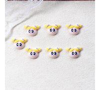 10PCS 3D Cartoon Nail Charms with Resin Diamonds - 6 Style Mixed Cute Nail Art Decorations, Alloy Rhinestones for Press On Nails, DIY Hair Clip Accessories & Craft Embellishments (3#8 * 12mm)