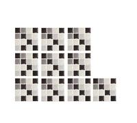 10PCS 3D Crystal Tile Stickers Creativity DIY Waterproof Bathroom Self-Adhesive Wall(F)