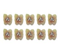 10pcs 3D Flower Nails Charm, Colorful Resin Art 3D Charm for Accessories