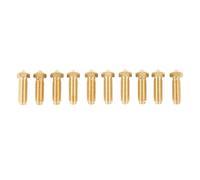 10Pcs 3D Printer Brass Nozzle, 0.2mm Nozzle Set for 3 Combo S1 Extruder Hotend Replacement Kit (0.4mm)