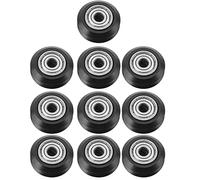 10pcs 3D Printer POM Plastic Pulley Bearing Passive Round Wheel With 625 Bearing 25mm OD 11mm Thickness 5mm Bore Passive Round Pulley for 3D Printer