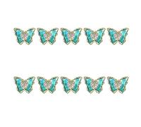 10Pcs 3D Zircon Art Rhinestones Mixed Crystal Pendant Manicure Jewelry Diamonds