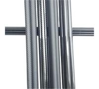 10pcs 3K Carbon Fiber Tubes/Rods - Diameter: 4mm to 13mm for DIY Drone Frame Arms and Landing Gear Accessories(10PCS 12X8 100MM)