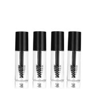 10Pcs 3ml Empty Mascara Tube with Wand Mini Eyelash Cream Bottles with Brush Rubber Inserts Small Sample Size Eyelash Growth packing Tube Container for Home Travel