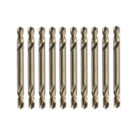 10pcs 3mm-5.5mm M35 Cobalt Double Ends Drill Bits HSS-CO Twist Drill Bit For Stainless Steel(4mm 10pcs)