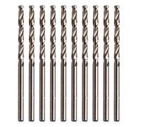 10Pcs 3mm M35 Round Shank HSS-Co Cobalt Twist Drill Spiral Drill Bit Durable and Practical