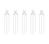 10pcs 3mm Round Clear/Fog LED Bicolor Lamp F3 Common Anode/Cathode 3 Pins Light Emitting Diode Red&Yellow Blue&Green(10pcs Type 1)