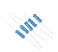 10PCS 3W metal film resistor five-color ring power resistor 1R~1M 2 4.7 10R 47 100 220 360 470 1K 2.2K 10K 22K 4.7K 100K(24R)