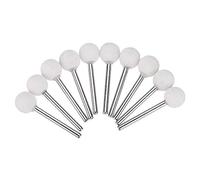 10pcs 3x12/6x22/6x25mm Abrasive Mounted Grinding Stone Spherical Head Wheel Abrasive Tools for Rotary Tool