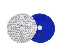 10pcs 4"/100mm Grit 50 White Wet Polishing Pads Resin Bond Sanding Discs Stone Plolishing Disc