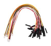 10pcs 4 4 Pin Female Adapter Cable for LED Strips | Plug and Play Wiring, 3x7mm Compact Build, Metal and Plastic Parts, for Bench Work and Small Projects