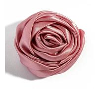 10PCS 4.5CM Satin Chiffon Flowers Boutique DIY Flower Headwear Artificial Accessory Hair Fabric Flowers Wedding Clothes Bride-Mauve