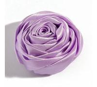 10PCS 4.5CM Satin Chiffon Flowers Boutique DIY Flower Headwear Artificial Accessory Hair Fabric Flowers Wedding Clothes Bride-Lavender