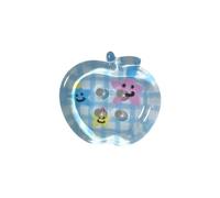 10Pcs 4 Eye Acrylic Bread Button 20mm Acrylic Button for Sewing Craft Knitting Dressmaking Shirt Cardigans Decoration Colorful Decoration