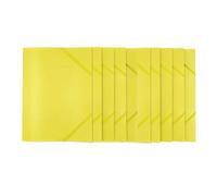 10pcs 4 File Folder Portfolio Document Mail with Elastic Band Corners