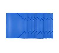 10pcs 4 File Folder Portfolio Document Mail with Elastic Band Corners