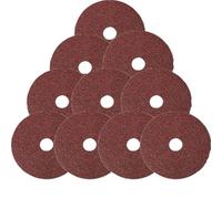 10PCS 4 Inch Resin Fiber Abrasive Grinding Discs Brown Corundum for Angle Grinder Suitable for Bridge Construction, Automobile Repair and Metal Work (24Grit)