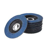 10Pcs 4 Inch Sanding Flap Discs Frosted Sheet Blue Sand 100 Type Louvre Polishing Wheel Grinder Disc Polishing Wheel