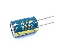10pcs 400v 4.7UF High Frequency Low Impedance 400V 4.7UF Aluminum Electrolytic Capacitor Size 8 * 12mm Energy storage elements (Size : 10pcs)