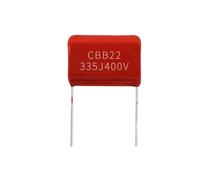 10pcs 400V335J 3.3uF Pitch 25mm 400V 335 3300nf CBB Polypropylene film capacitor BIANMTSW