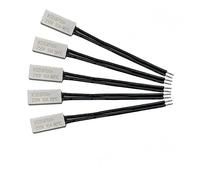 10PCS 40C-150C Thermostat 5A/10A 45C 50C 85C 90C 95C 150C Bimetal Disc Temperature Switch NC/NO(5A-Plastic-NC,95C)