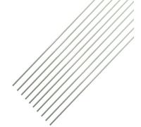 10pcs 40cm Solid Fiberglass Rods, High Strength & Versatile devise, White Fishing Float Tail Jig Hook Rods(2.8mmX40cm)