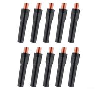 10PCS 45mm Copper Welding Tips with Non-Stick for 15AK Torch Supporting Clear Weld Path and Minimized Obstruction During Use (0.9mm)