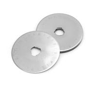 10pcs 45mm Cutter Replacement Blades, SKS-7 Alloy Steel Blades for Cutting Fabric, Paper, Leather, with High Wear, Long Cutting Life for Crafts, Sewing, Quilting
