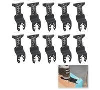 10PCS 45mm Wide Coarse Oscillating Multi Tool Blades, Oscillating Saw Blades, Compatible with Dremel Fein Multimaster Makita Stanley Worx Multi Tool Etc, for Metal, and Plastic Cutting