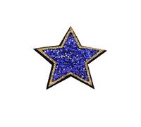 10Pcs 4cm Rose Red Bling Star Patches for Clothes Iron-On DIY Parche for Jeans Bags Shirt 4x4cm for Clothes Jeans Jackets(10pcs-Star 3)