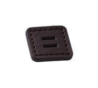 10pcs 4cm Solid Color Square 2-Hole Leather Buttons - for Tweed Coats, Trench Coats & Cardigans