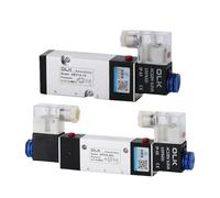 10PCS 4M220-08/4M320-10/4M420-15 Solenoid Valve 2 Position 5 Port Pneumatic Air Valves DC12V DC24V AC110V AC220V Double Coil(4M320-08,AC110V)