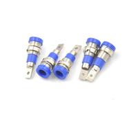 10Pcs 4mm Banana Female Jack Socket Connector Banana Binding Post Panel Mount Adapter(8-18W)