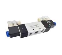 10PCS 4V120/4V220/4V320/4V420 Series 2 Position 5 Port Five Way Control Air Valve Electromagnetic(4V320-10)