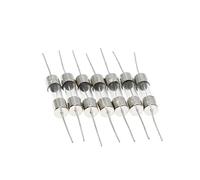 10PCS 5 * 20mm Axial Glass Fuse Fast Blow 250V with Wire 5 * 20 F 0.5A/1A/2A/3A/3.15A/4A/5A/6.3A/8A/10A/12A/15A The Fuse Tube Protected circuits (Size : 10pcs F0.5A)