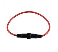 10pcs 5 * 20mm Glass Fuse Holder Screw Type 5X20mm with 22 AWG Wire Cable 250V Tube casing