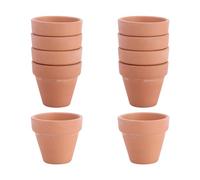 10Pcs 5.5x5cm Small Mini Terracotta Pot Clay Ceramic Pottery Planter Cactus Flower Pots Succulent Nursery Pots Great for Plants Crafts Wedding Favor
