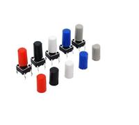 10PCS 5 * 9 keycap round square inner diameter 3x3 switch cap suitable for 6 * 6 head touch switch outer diameter 5x9(Grey x10PCS)