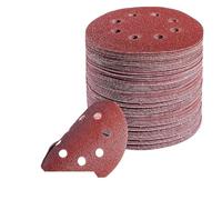 10PCS 5 Inch 8 Hole Sanding Discs Hook and Loop Adhesive Sandpaper 125MM for Random Orbital Sander 60-2000 Grits Abrasive Sheets(600,10 Pieces)