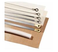 10pcs 500mm Impulse Sealer Heat Wire Element Strip Sealing Machine Heating Wire Heater(Round Wire,10PCS 300mm)