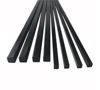 10pcs 500mm length Pultruded Square Solid Carbon Fiber Rod rods Carbon fiber tube(10pcs 2x2x500mm)