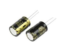 10Pcs 500V33UF 16x25 Aluminum Electrolytic Capacitor High Frequency Low ±10% 2000Hours 105℃ DIY Capacitors